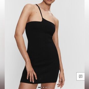 ASYMMETRIC NECKLINE DRESS 6